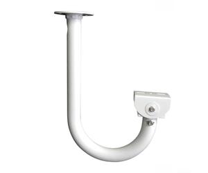 Soporte de montaje de cámara de seguridad en forma de U de grado exterior hecho de aleación de aluminio con rotación completa de 360 grados y acabado de pulverización resistente