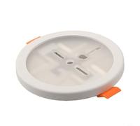 Soporte de montaje de cámara de techo con placa de cubierta de alambre oculta, soporte de cámara de seguridad domo para el hogar, para kit de gestión de cables, base de vigilancia interior (S)