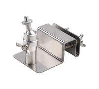 Soporte de montaje de canalón de acero inoxidable para panel solar al aire libre, función de inclinación ajustable para Eufy para ARLO para WYZE para REOLINK Compatibilidad del sistema de cámara de