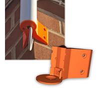 Soporte de montaje de esquina compatible con Ubiquiti U6-Mesh/UAP-FlexHD, soporte de pared de cobertura de doble cara, canal de cable empotrado, soporte de ángulo recto de esquina