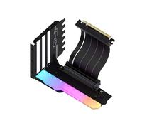 Soporte de Montaje de GPU Vertical con Cable Elevador PCI-e 4.0 X16 Kit de Soporte de Tarjeta de Video Ángulo Recto de 90 Grados Negro