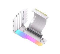 Soporte de Montaje de GPU Vertical con Cable Elevador PCI-e 4.0 X16 Kit de Soporte de Tarjeta de Video Ángulo Recto de 90 Grados