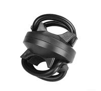 Soporte de montaje de linterna de bicicleta de ciclismo Soporte de clip de antorcha giratorio de 360 ° con funda de silicona para diámetros de tubo de bicicleta Montaje de luz seguro estable