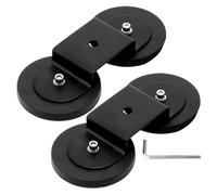 Soporte De Montaje De Luz LED - 2 Bases Magnéticas De Aleación De Aluminio, Fuerte, Sujeción Segura Sin Taladros | Kit De Montaje En Techo Para Vehículos Todoterreno, Accesorio De Iluminación