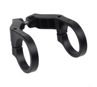 Soporte de montaje de luz para bicicleta eléctrica diseñado para manillar de 31,8 mm, posicionamiento ajustable para bicicletas eléctricas y faros delanteros de scooter (1 paquete)