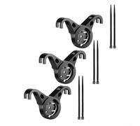 Soporte de montaje de luz trasera compatible con West Biking con montaje de tubo de asiento de sillín y brida para una instalación estable y fiable de luz trasera de bicicleta (soporte de baja)