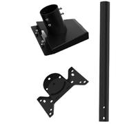 Soporte de montaje de metal ajustable de rotación de 360 grados para antenas de satélite con opción de instalación en techo de pared, soporte de antena resistente a la intemperie