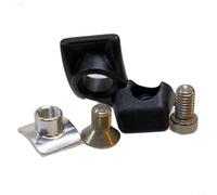 Soporte de montaje de palanca de cambios de metal para SRAM MatchMaker X, adaptador de anillo de abrazadera de freno de bicicleta para Elixir para Mag X0 XX, negro 25 g (derecha)