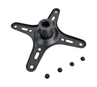 Soporte de montaje de pantalla portátil con opciones de orificios múltiples, casquillo con base de bola de 17 mm, placa adaptadora de hierro, ajuste de rosca de 1 / 4, tornillos, actualización de