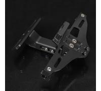 Soporte De Montaje De Placa De Matrícula Trasera De Motocicleta Con Luz Para APRILIA RSV4R RSV 4R 2009-2019 2018 2017 2016 2015(Negro)
