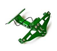 Soporte De Montaje De Placa De Matrícula Trasera De Motocicleta Para KAWASAKI ZX6R ZX-6R 2000 2001 2002 2003 2005 2006 2007(Verde)