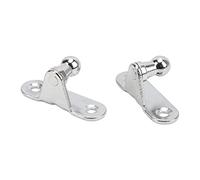 Soporte de Montaje de Puntal de Gas de 2 Uds, Yosoo Perno de Bola de 10mm Ajuste Múltiple Universal de Metal para Maletero de Motor