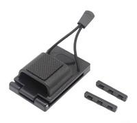Soporte de montaje de radio de uso general de plástico 10 cm de ancho | Mecanismo rápido de fijación/desmontaje, mantiene las manos libres, ideal para situaciones urgentes, se adapta a la mayoría