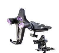 Soporte de montaje de teléfono para coche, con percha ajustable antideslizante, soporte de teléfono para coche, rotación de 360 grados, para sedán SUV Camping-Car conductores de viaje