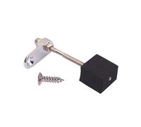 soporte de montaje del golpeador soporte de golpeador de guitarra calibre de paso de perno soporte de guitarra púas de bajo soporte soporte de bajo pie de guitarra Silver ibasenice