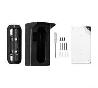 Soporte de montaje en ángulo ajustable para timbre, ajuste de ángulo de repuesto, soporte de placa de montaje de timbre de video, kit de cuña, marco de pared para timbre con cubierta de lluvia, para