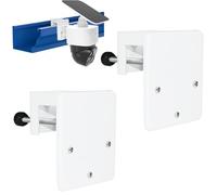 Soporte de montaje en canalón compatible con Eufy Security SoloCam S340/SoloCam E30, paquete de 2 soportes para cámara de seguridad solar, instalación sin taladro, compatible con cámaras domo IP PTZ
