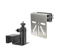 Soporte de montaje en canalón para Reolink Argus4G LTE y ArgusPT, soporte de cámara de seguridad solar con ABS + construcción de metal, soporte compatible con exteriores para cámaras solares (negro)