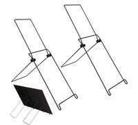 Soporte de montaje en el suelo para panel solar - Soporte de acero flexible y plegable, rack fotovoltaico negro | Soporte de alimentación compacto al aire libre para camping, viajes, senderismo, kit