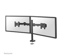 Soporte de montaje en escritorio - NewStar - FPMA-D960DG - Para 2 monitores LCD - Inclinación y rotación - Negro