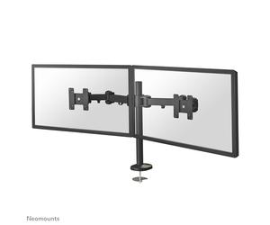 Soporte de montaje en escritorio - NewStar - FPMA-D960DG - Para 2 monitores LCD - Inclinación y rotación - Negro