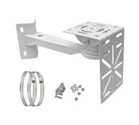 Soporte de montaje en pared de cámara de seguridad de acero inoxidable Soporte de abrazadera de poste ajustable para cámara de vigilancia CCTV Soporte de montaje de haz vertical al aire libre 30 cm (A