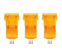 Soporte de montaje en pared para batería 2 en 1, base de montaje de herramientas y estante de almacenamiento de batería para Dewalt 20V 18V DCB180 para DCB183 DCB203 DCB200 DCB206 (3 piezas)
