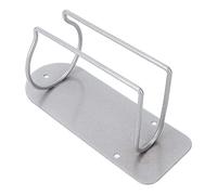Soporte de montaje en pared para cortadora de cabello, soporte de almacenamiento para recortadora de cabello, asegura una instalación simple de acero inoxidable seguro, plateado, duradero,