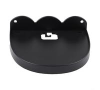 Soporte de montaje en pared para Echo Dot Max fabricado con ABS con geometría de enrutamiento de cable de precisión para resultados de configuración consistentes (negro)
