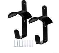 Soporte de montaje en pared para montar en la pared, soporte para brida de caballo con revestimiento antioxidante para un almacenamiento estable, organizador de equipo ecuestre negro para sala de