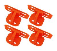Soporte De Montaje En Pared Para Un Solo Carril 4 Piezas Estante Colgable