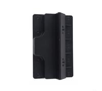 Soporte de montaje en techo material ABS para paneles solares compatible con techos de madera de aluminio GRP comúnmente aplicados en configuraciones de RV, caravana, barco, yate (ángulo recto negro)