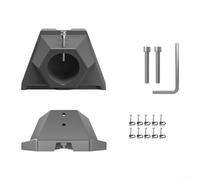 Soporte de montaje en techo RV para Starlink con marco reforzado de aleación de aluminio y compatibilidad de diámetro de barra múltiple para una configuración segura