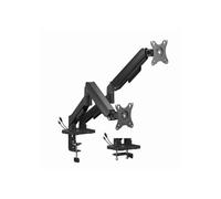 Gembird ma-da2u-01 brazo de montaje de escritorio ajustable para 2 pan