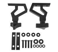 Soporte de montaje Jack Off Road Kit de montaje de capó resistente Instalación segura y estable para vehículos JK 2007 2018 Aluminio con recubrimiento en polvo negro 4.3x5.0in
