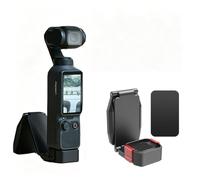 Soporte de montaje magnético para DJI Osmo Pocket4Pro/4/3, soporte adaptador de expansión de trípode de liberación rápida con agujero roscado de 1/4 pulgadas, soporte de cámara multifunción ajustable