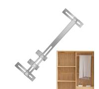 Soporte De Montaje Para Barra De Armario,Plantilla Guía Ajustable en Acero Inoxidable para Gabinetes,Herramienta para Fijación de Barras | Para Aficionados Carpinteros Armarios Puertas Muebles Hogar