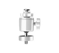 Soporte de montaje para cámara con riel de cortina con montaje de tornillo de 1 / 4 de pulgada, posicionamiento de cabeza esférica y configuración interior sin taladros Soporte para cámara con riel de