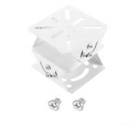 Soporte de montaje para cámara de seguridad, 1 paquete, accesorios de montaje de acero de 3 soportes, compatible con instalación de haz, base gruesa y resistente al óxido, para CCTV y sistemas de