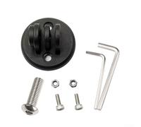 Soporte de montaje para cámara IGPSPROT para ordenador de bicicleta, de nailon, ligero, soporte adaptador de manillar de bicicleta, diseño elegante, negro, distancia de tornillo de 20 mm, incluye