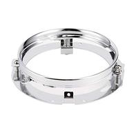Soporte de montaje para faro redondo de 7 pulgadas, soporte para faro LED delantero para JK, FLD 2012-2013, Touring 1994-2013, anillo de montaje duradero de hierro (Plata)