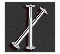 Soporte de Montaje para Fregadero Bajo Encimera, Soportes for lavabo bajo encimera, patas de apoyo ajustables for lavabo de baño, postes de soporte telescópicos de acero inoxidable(Height 26-37cm (10.