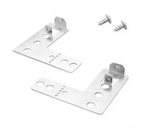 Soporte de montaje para lavavajillas debajo del mostrador 170664 pieza de repuesto para Kenmore para Elite para Bosch - Kit de hardware de instalación de acero galvanizado resistente, 2 piezas