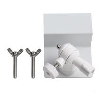 Soporte de montaje para panel solar con amplia compatibilidad para Arlo HD para Light ULTRA Pro 2 Pro Colocación segura en el techo (blanco)