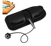 Soporte de montaje para remo de barco - Soporte compacto de PVC, clip negro gris, soportable y robusto con instalación de pasta segura | Herramientas de barco de goma para la pesca