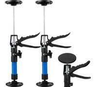 Soporte de montaje para techo, capacidad de carga máxima de 40 kg, barra telescópica de apoyo rápido, de 360 grados, barra de soporte ajustable para la instalación de puertas, ventanas, armarios