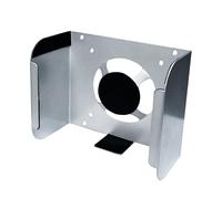 Soporte de montaje seguro de metal para instalación debajo de un escritorio o detrás de una pequeña computadora de escritorio