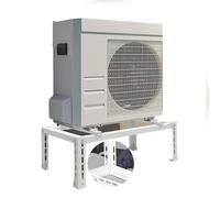 Soporte de montaje universal de CA para unidades mini divididas, soporte de suelo duradero para una instalación segura, ideal para bombas de calor y aire acondicionado