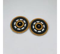 Soporte de mopa con marco de plástico con almohadillas de microfibra adjuntas para DREAME para Matrix 10 Ultra Robot Vacuum Mop de doble función (paquete de 2, amarillo)