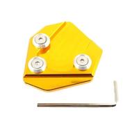 Soporte De Motocicleta, Extensión Caballete Lateral, Placa Ampliada para Yamaha SMAX155 2013-2021 Aumentar la Estabilidad del área de Soporte(Gold)